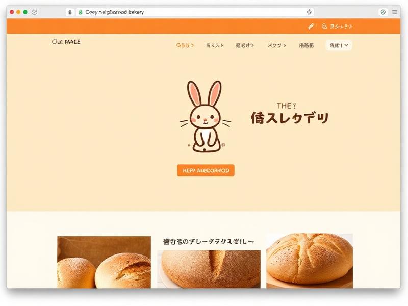 うさぎのパン屋さん HP